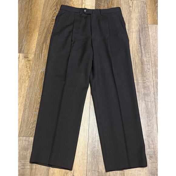 Ermenegildo Zegna Other - Ermenegildo Zegna 100% Wool Pleated Mens Dress Pants 75L102 32X28 Reg Luxury